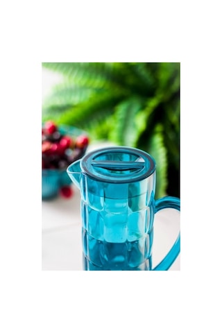Northcity Akrilik Allegra 1.5 Lt Aquamarin Sürahi - Kırılmaya Dayanıklı, Bulaşık Makinesinde Yıkanabilir