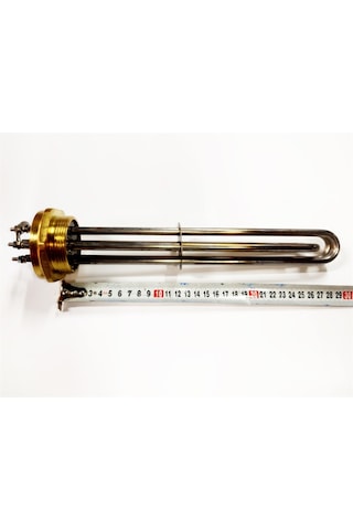 2 inç 304Cr 3KW 380V 30cm Trifaze Sanayi Isıtıcı Rezistansı
