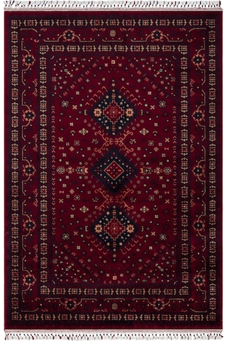 Cool Halı Beyoğlu 961 Kırmızı Salon Halısı Yağcı Bedir Desen Nostalji Halı Afgan El Halısı Tensel Uşak Halısı Kırmızı