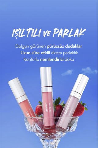 Flormar Besleyici Dudak Parlatıcısı - Dewy Lip Glaze - 001 Wet Lips-8682536068017