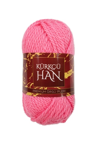 Kürkçü Han Boni %100 Akrilik Örgü İpi 35g 59m 4 Lü Paket Kiraz Pe