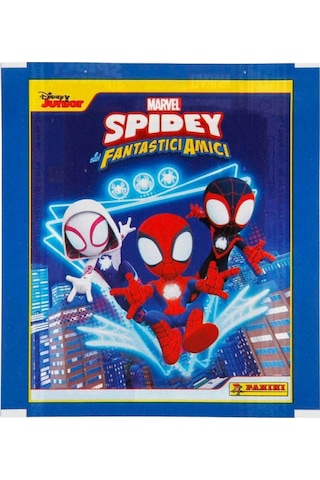 Toyika Panini Lisanslı Spidey Koleksiyon 25 Paket 125 Stickers Çıkartma