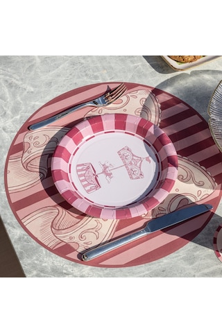 Pinky Kağıt Amerikan Servis 39 Cm 12'li Paket Beyaz