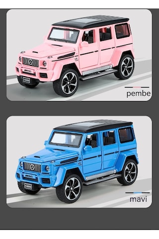 Jzcat Simülasyonu 1:32 Mercedes-benz G63 Alaşımlı Arazi Aracı Modeli Süs-siyah