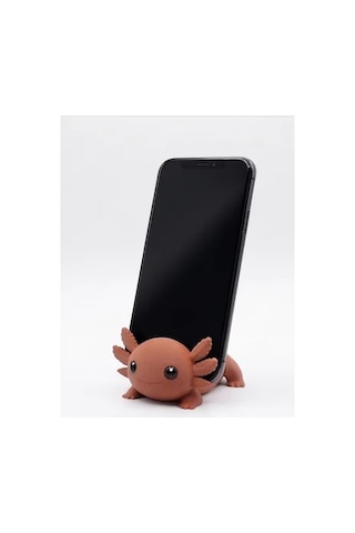 Axolotl Telefon Tutucusu - Sevimli 3d Baskı Figür 34910284