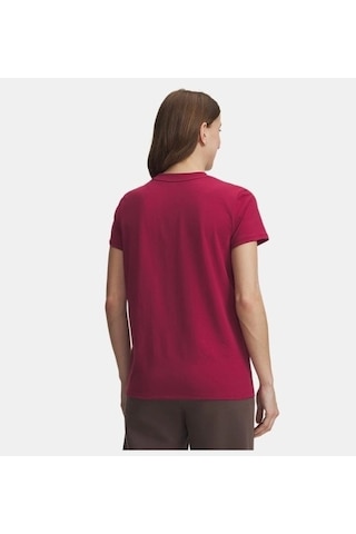 Under Armour Campus Core Kadın T-shirt 1383648-622 Kırmızı