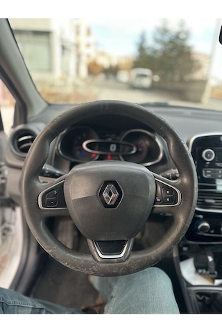 Clio 4 Faz 2 Araca Özel Direksiyon Kılıfı Aracınızın Direksiyonu Siyah