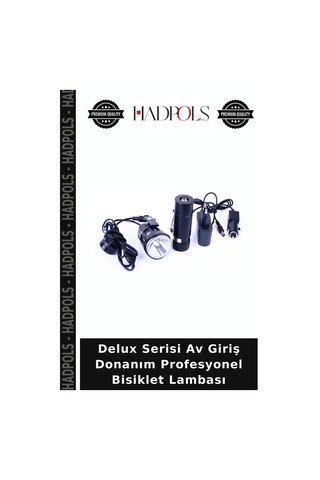 Delux Serisi Av Giriş Donanım Profesyonel Bisiklet Lambası Beyaz