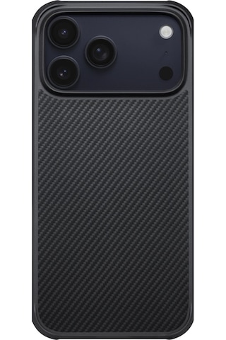 Apple Uyumlu iPhone 17 Pro Max Kılıf M-safe Pitaka Aramid Pro Guard Serisi Black-gray Kapak Siyah-gri Siyah - Gri