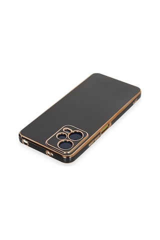 Gld-spt- Newface Xiaomi Redmi Note 12 Pro 5g Kılıf Volet Silikon - Siyah