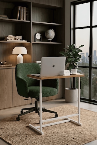 Reflekta Ergonomik Yükseklik Ayarlı Taşınabilir Laptop Sehpası Atlantik Çam / Beyaz Demonte Atlantik Çam-beyaz