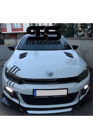 Volkswagen Scirocco Uyumlu Piano Black Kaput Üstü Havalandırma Izgarası