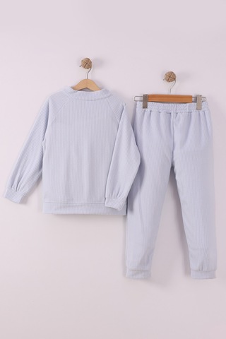 Monox Erkek Çocuk Reglan Kol Fitilli Polar Takım Mavi