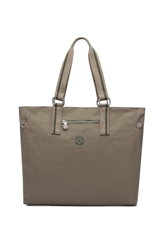 Smart Bags Büyük Boy Omuz Kadın Çantası Krinkıl Kumaş 35884 Kahverengi