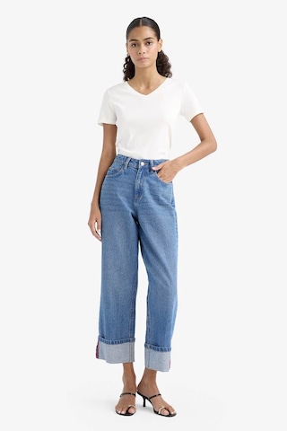 Defacto Slım Fıt Basıc Ekru Kadın T-shirt I1080az/er105 Ekru
