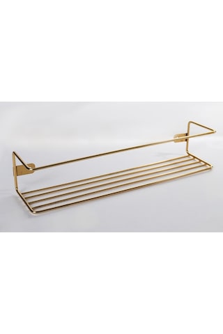 Çok Amaçlı Tek Katlı Raf Baharatlık Gold Çok Renkli