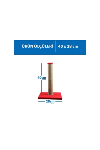Herniks Çubuk Kedi Tırmalama Tahtası 40 CM