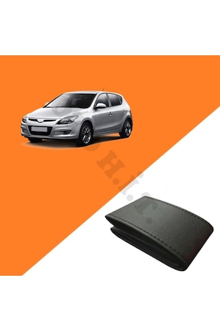 Hyundai İ30 08-13 Uyumlu Deri Direksiyon Kılıfı Kaliteli Dikmeli Siyah