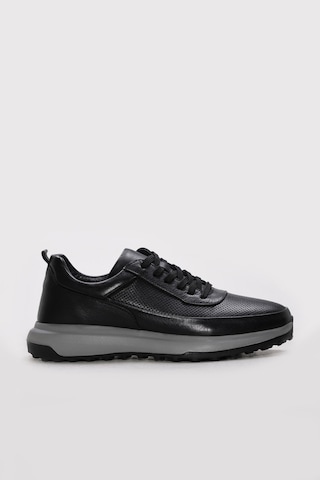 Fast Step Hakiki Deri Erkek Casual Ayakkabı 943ma171 Siyah