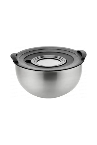 Paslanmaz 3'lü Rendeli Karıştırma Kabı 9 Parça Saklama Karıştırma Kabı Çelik