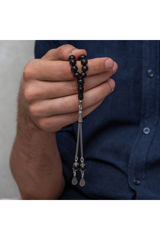 Gümüş Püsküllü 8 Mm Rus Oltusu Tesbih Çok Renkli