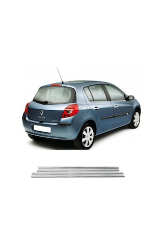 Renault Clio 3 Hb Avantajlı Krom Set 2006-2011 Arası -4ürün- Pasl