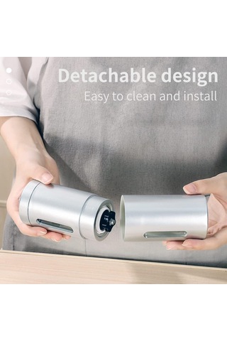 Mufunye 304 Paslanmaz Çelik El Grinderi, Seramik Testere, Ayarlanabilir Fincan, Ev/ofis/kamp İçin Taşınabilir Kahve Bean Öğütücü Diğer