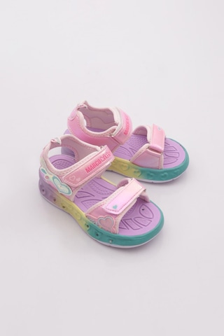 Marco Kids 02-26y207 Çocuk Patik Işıklı Sandalet Pembe