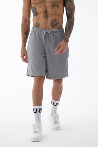 Erkek Füme Yüksek Kalite Relax-fit Rahat Kesim %100 Pamuk Bağcıklı Siyah Düz Basic Şort Füme