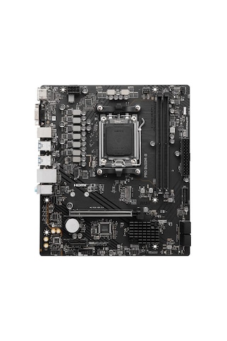 Msı Pro B650m-b Ddr5 6800mhz 1xvga 1xhdmı 1xm.2 Usb 3.2 Matx Am5 Amd Am5 9000/8000/7000 Serileri İl