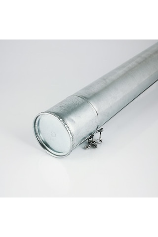 Paslanmaz Galvanizli Boş Kebap Şişi Kabı Kutusu 50Cm