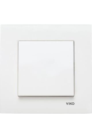 Viko Karre Anahtar Elektrik Anahtarı Çerçeveli Beyaz Viko Karre Anahtar Elektrik Anahtarı Çerçeveli Beyaz