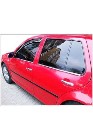 Vw Golf 4 Krom Cam Çıtası 4 Prç. 1998-2004 P. Çelik