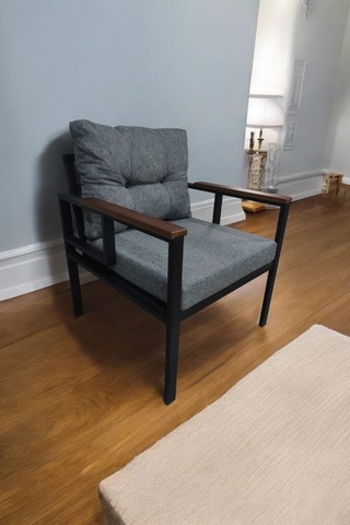 Pimango Pi Elize Demonte Metal Tekli Bahçe Mobilyası Gri 60 x 60 CM Gri