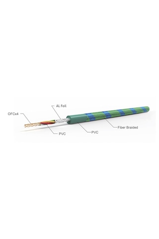 For-x X-1122g-1 Metre Kaliteli Profesyonel-bakır Rca Anfi Kablosu