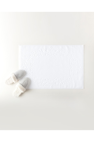 Madame Coco Norice Ayak Havlusu - Beyaz - 50x70 Cm Hvlu000000007550 X 70 Cm-beyaz Çok Renkli