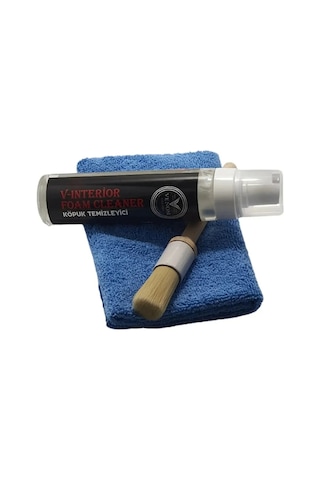 Oto Araç Detaylı Temizlik Fırça Bez Ve Köpük Seti
