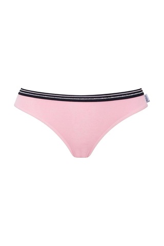 U.s Polo Assn. 66422 Kadın Pamuklu 3'lü Slip Külot-pembe&gri&lacivert mix color
