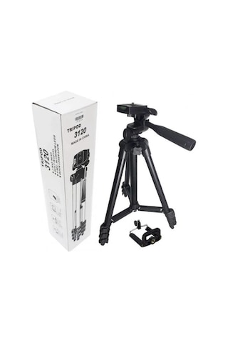 Rosepremium 3120 Telefon Ve Fotoğraf Makinesi İçin Tripod Siyah