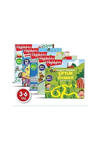 Sticker Eğlenceli Etkinliklerle Hikayeli Bulmaca 5'Li Set
