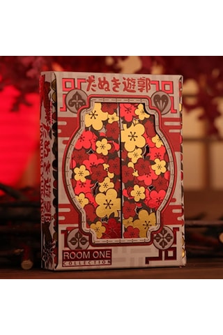 Room One Tanuki Yukaku Hanafuda Premium Oyun Kağıdı İskambil Kartları Destesi