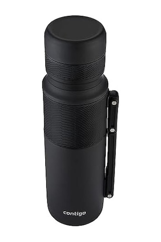 Thermal Bardaklı Çelik Termos 1.2l Siyah S