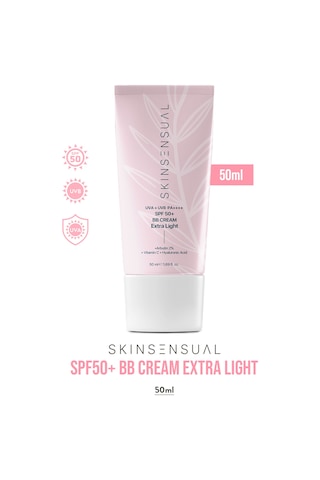 Skin Sensual BB Krem Extra Light| 50 Spf Uva/Uvb Pa++++ | Leke Oluşumunu Önlemeye Yardımcı, Aydınlık ve Canlılık