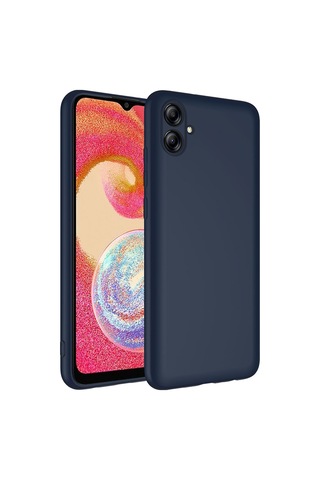 Zore Galaxy Uyumlu A04e Kılıf Mara Lansman Kapak - Lacivert Lacivert