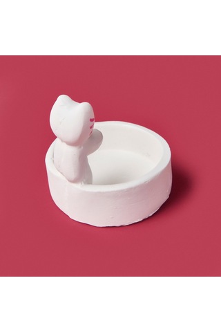 Deco Cat Mumluk - Beyaz - 5 Cm Renkli