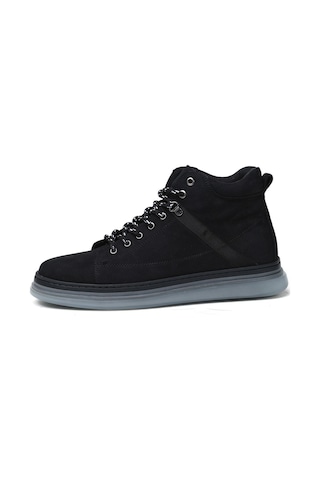 Pierre Cardin 13622 Siyah Erkek Nubuk Bot