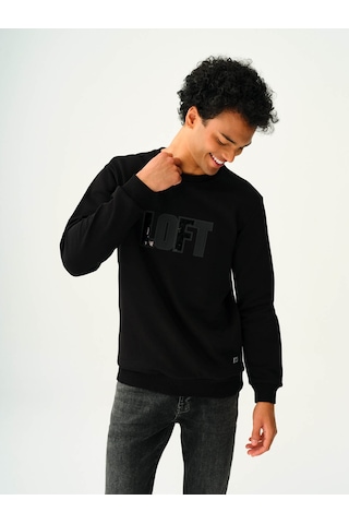 Loft Erkek Sweatshirt Siyah Lf2037420 25kp69000091 P6934 Siyah