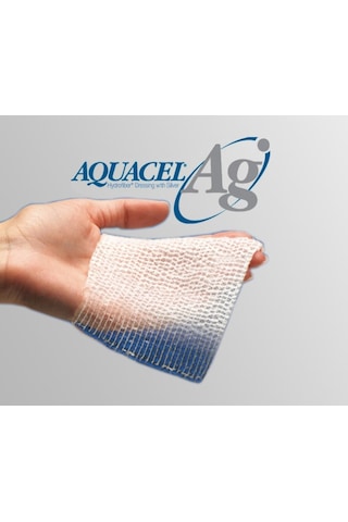 Aquacel Ag Gümüşlü Yara Örtüsü Aquacel Ag (10X10) 10 Adet