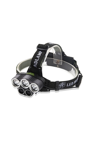 Jeehugo Usb Şarjlı 6 Modlu 5 Led 3t6+2xpe Güçlü Fener, Ergonomik Ayarlanabilir Şapka Bantlı, 2 5000mah Pil Ve Usb Kablosu İçeren Dış Mekan Ve Gece Balıkçılığı Şapka Feneri Çok Renkli