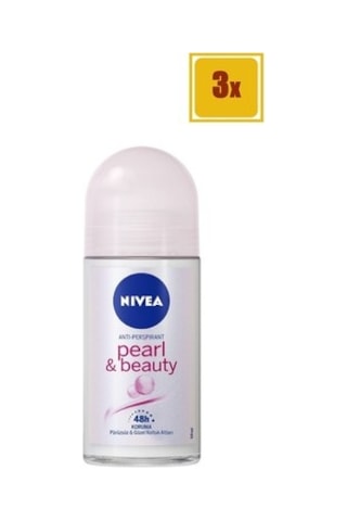 Nivea Pearl&Beauty Kadın Roll-On Deodorant 50 ML x 3